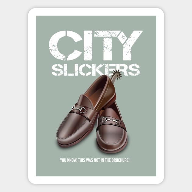 City Slickers - Alternative Movie Poster Magnet by MoviePosterBoy